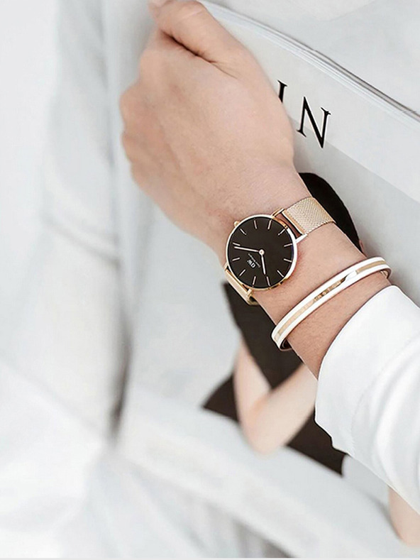 Daniel Wellington Daniel Wellington Petite Melrose ženski sat od ružičastog zlata