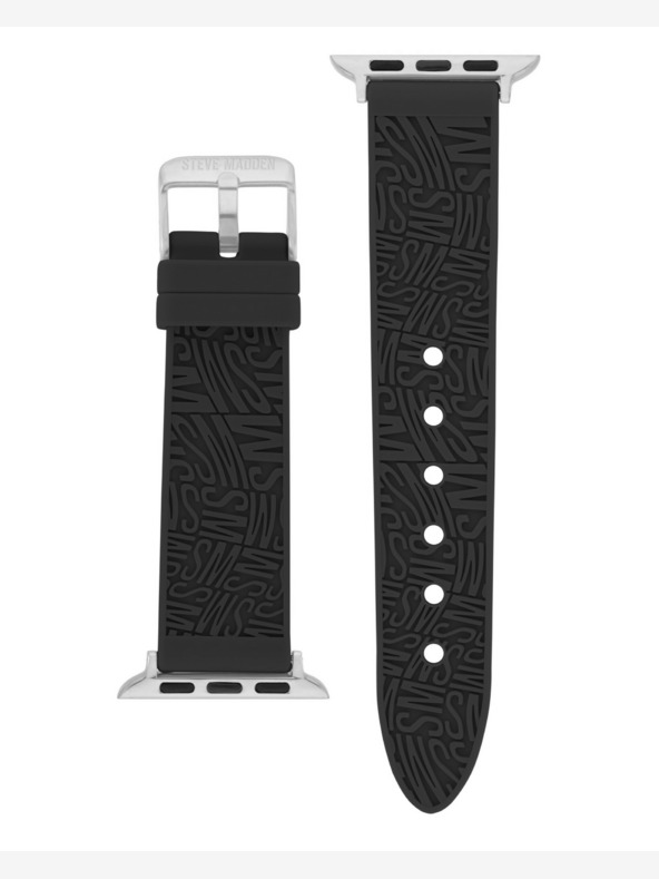 Steve Madden Steve Madden ženski crni silikonski remen za Apple Watch 38/40/41 mm, WS/1003BKSV384041