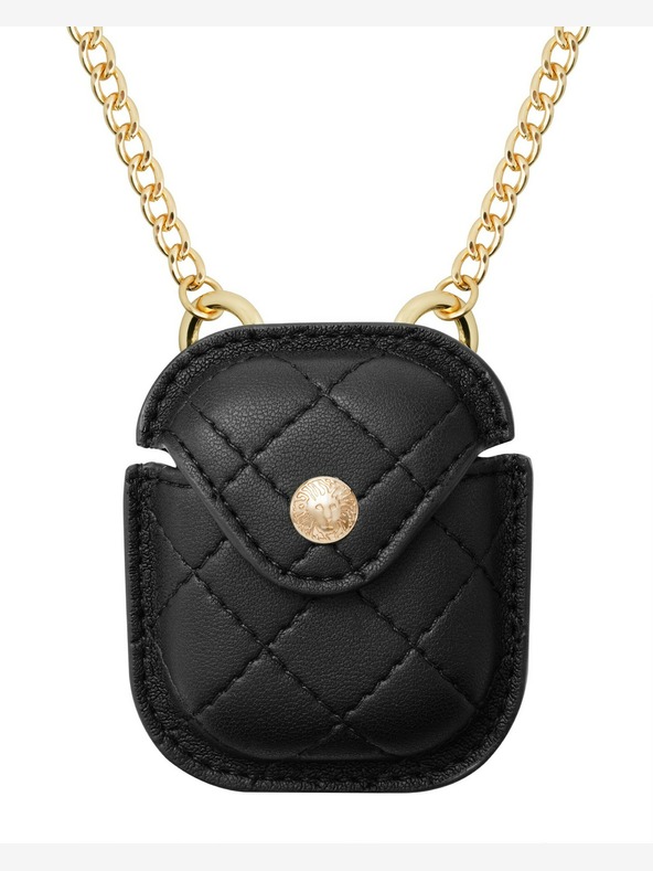 Anne Klein Anne Klein crna kožna torbica za Apple AirPods Pro slušalice