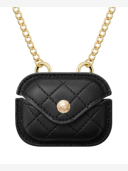 Anne Klein Anne Klein crna kožna torbica za Apple AirPods Pro slušalice