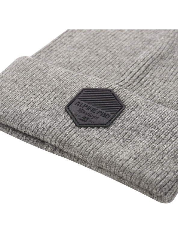 ALPINE PRO Zimska kapa ALPINE PRO ZASIAFE dk.true grey