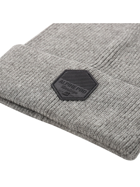 ALPINE PRO Zimska kapa ALPINE PRO ZASIAFE dk.true grey