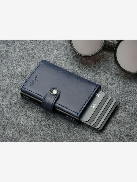 Pularys Pularys muški kožni novčanik Hiker plavi 211114104