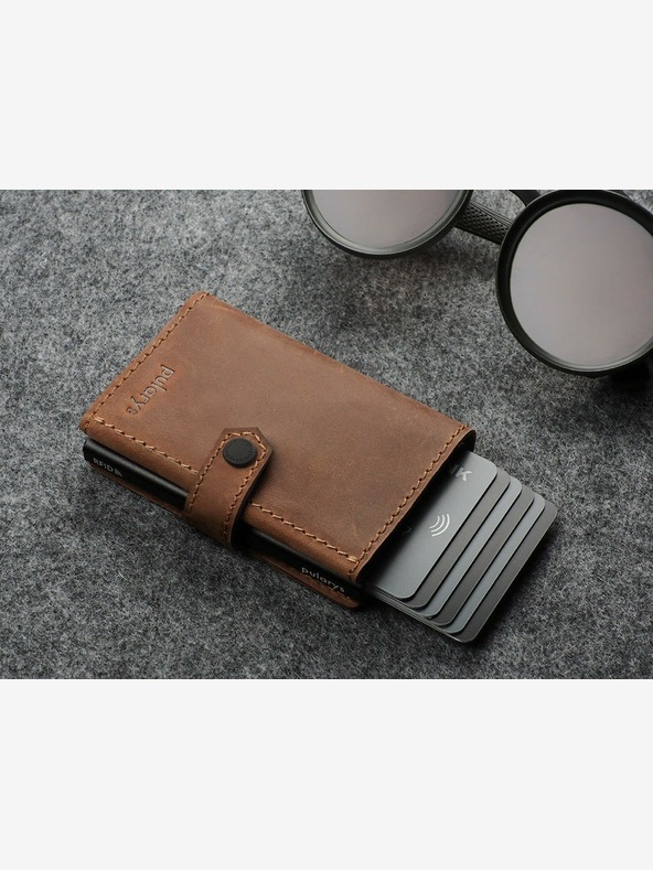 Pularys Pularys muški kožni novčanik Hiker smeđa 211128406