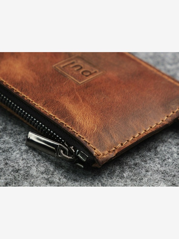 Pularys Pularys muški kožni novčanik Oldtimer Slim smeđi