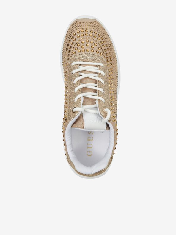 Guess Ženske tenisice zlatne boje Guess Deglitz