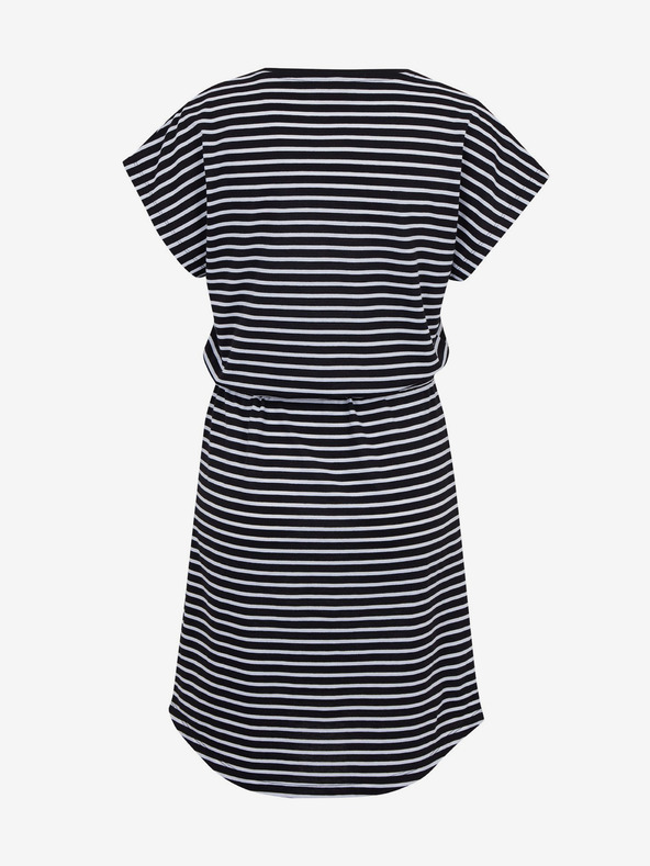 Sam 73 Bijelo-crna ženska haljina na pruge SAM73 Sagitta