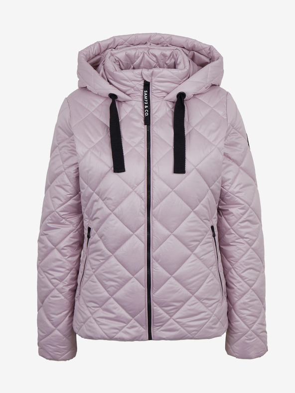 Sam 73 Svijetlo roza ženska prošivena jakna SAM 73 Lilly