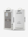 DKNY PC/TPU ponavljajući uzorak Tonal Stripe Magsafe stražnja maska ​​za iPhone 12/12 Pro Bež DKNY