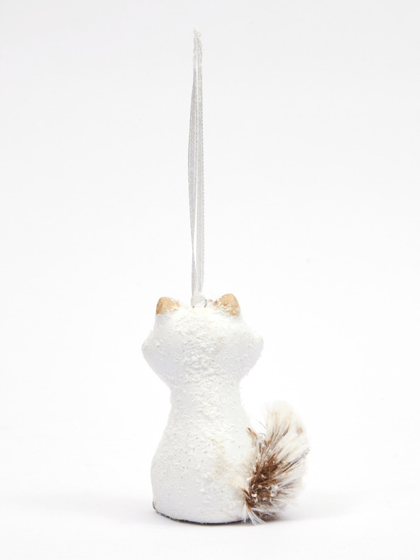 Kaemingk Bijeli božićni ukras Kaemingk - Lisica