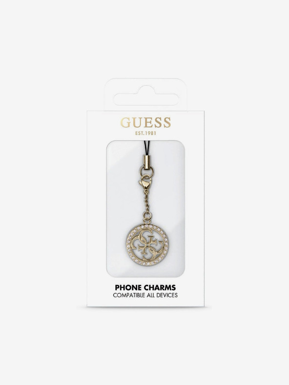 Guess Guess privjesak 4G Strass metalni logotip