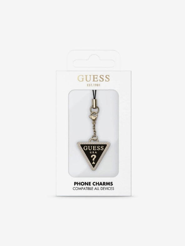 Guess Guess privjesak Strass trokut metalni logotip