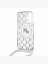 Karl Lagerfeld Karl Lagerfeld IML Monogram Crossbody K&CH Heads MagSafe stražnja maska ​​za iPhone 16 prozirna