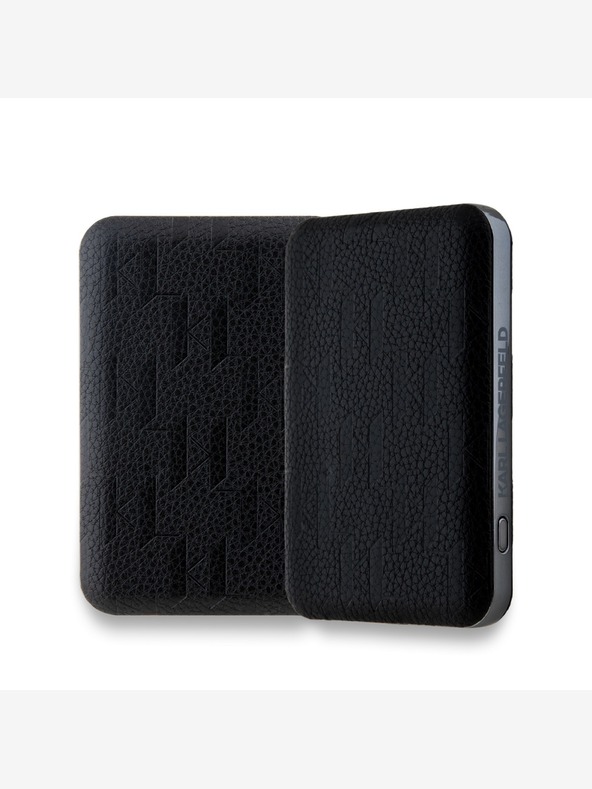 Karl Lagerfeld Karl Lagerfeld reljefne K&CH glave MagSafe Powerbank 5000mAh crna