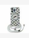 Karl Lagerfeld Karl Lagerfeld IML Monogram Crossbody K&CH Heads MagSafe stražnja maska ​​za iPhone 16 Pro Max prozirna