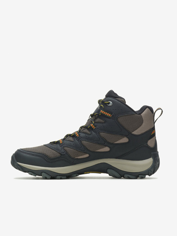 Merrell MERRELL West Rim Sport Mid GTX smeđe-crne muške vanjske tenisice do gležnja