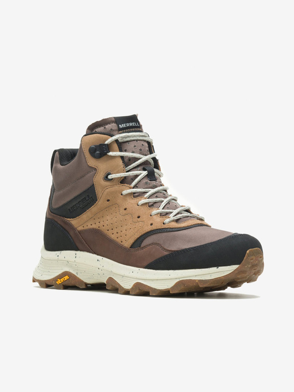 Merrell Smeđe muške vanjske tenisice do gležnja MERRELL Speed ​​​​Solo Mid Waterproof