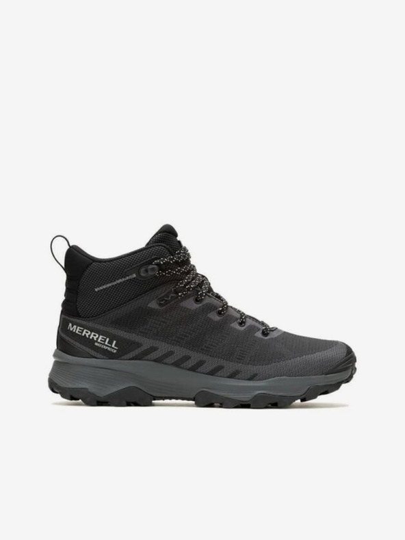 Merrell Crne muške vanjske tenisice do gležnja MERRELL Speed ​​​​Eco Mid Waterproof