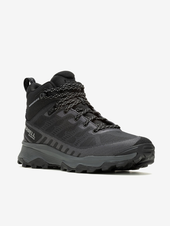 Merrell Crne muške vanjske tenisice do gležnja MERRELL Speed ​​​​Eco Mid Waterproof