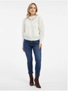 Orsay Krem ženski pulover s čipkom ORSAY
