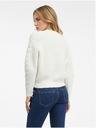 Orsay Krem ženski pulover s čipkom ORSAY