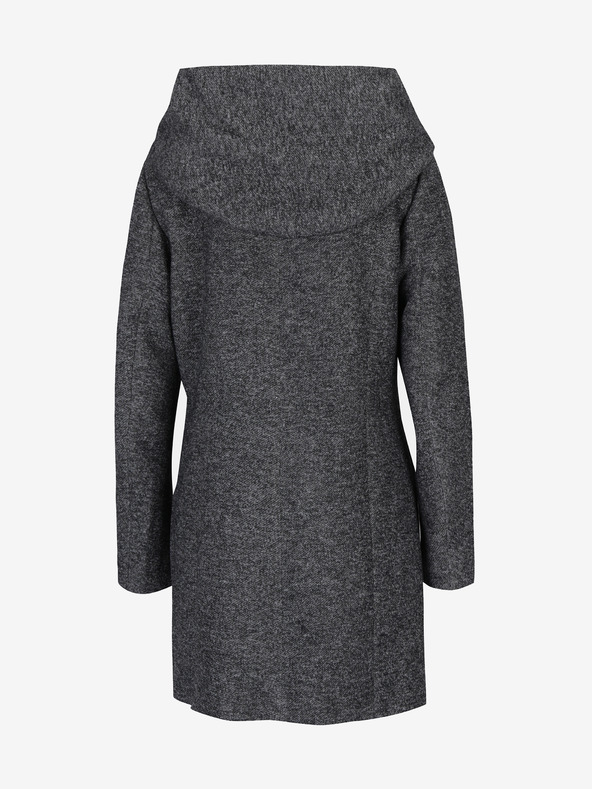 ONLY SAMO Sedona tamno sivi tigrasti svijetli kaput s kapuljačom