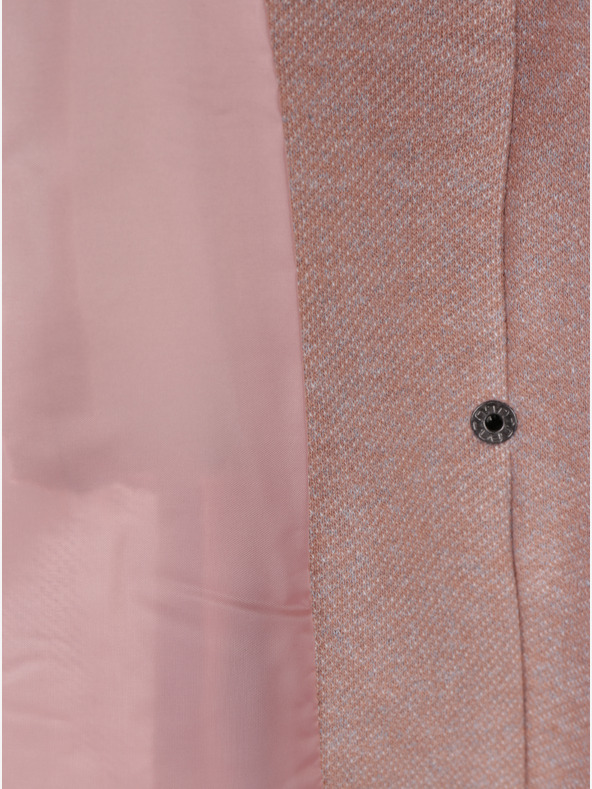 ONLY ONLY Sedona svijetloružičasti ženski kaput tigraste boje s kapuljačom