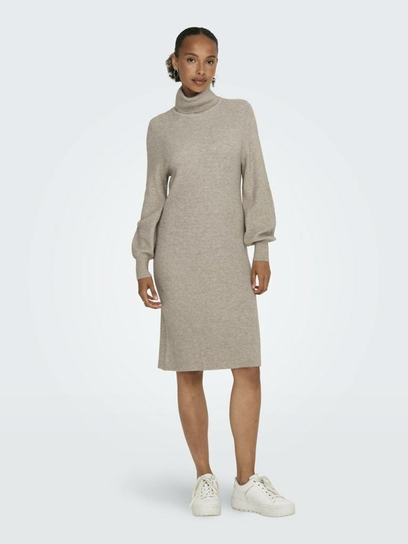 ONLY Bež ženska džemper haljina ONLY Sasha