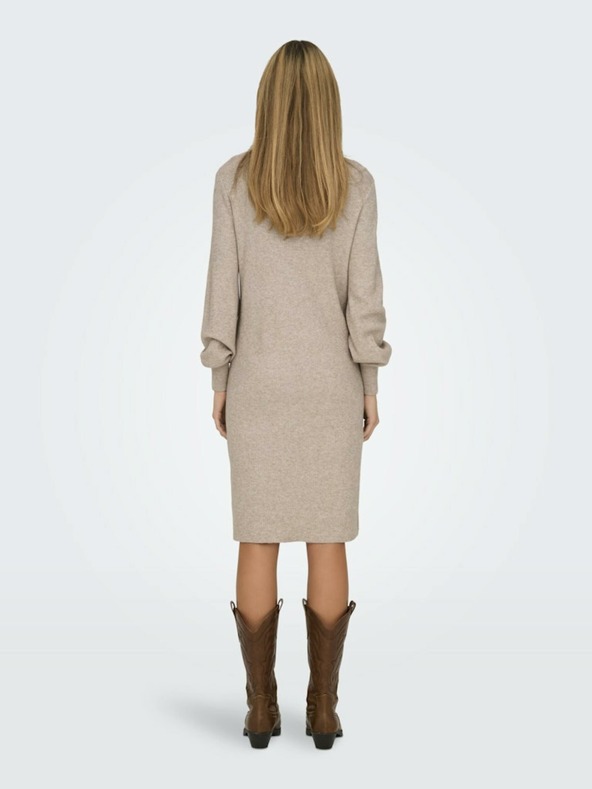 ONLY Bež ženska džemper haljina ONLY Katia