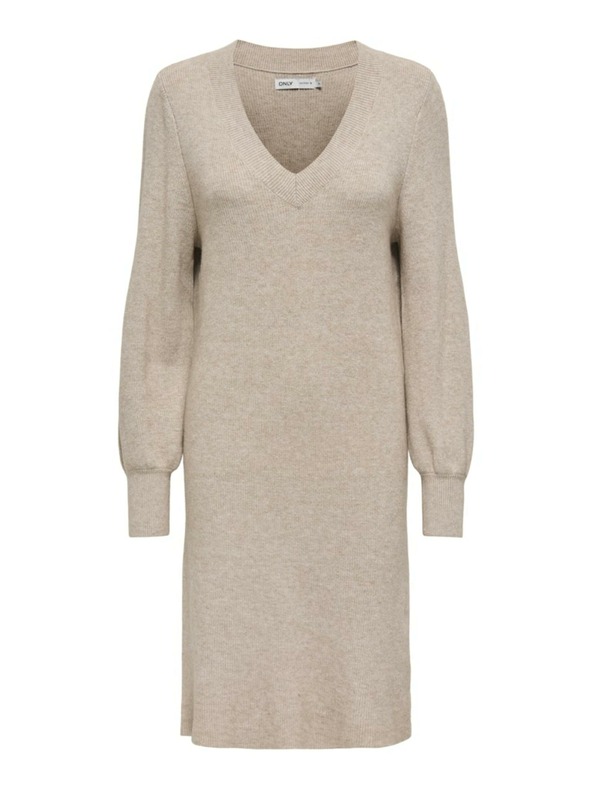 ONLY Bež ženska džemper haljina ONLY Katia