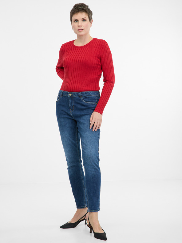 Orsay Crvena ženska majica dugih rukava ORSAY