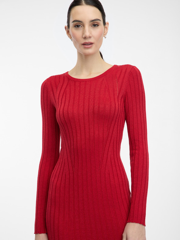 Orsay Crvena ženska midi haljina ORSAY