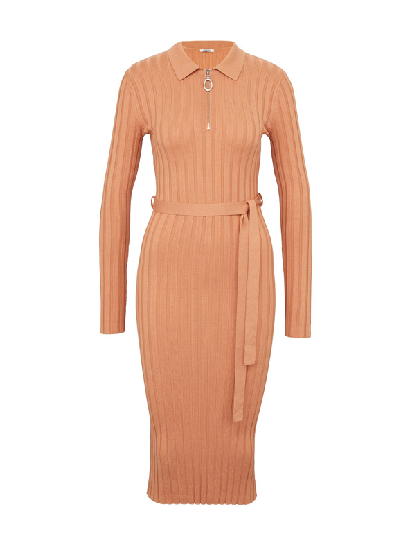 Orsay Svijetlo smeđa ženska midi haljina ORSAY