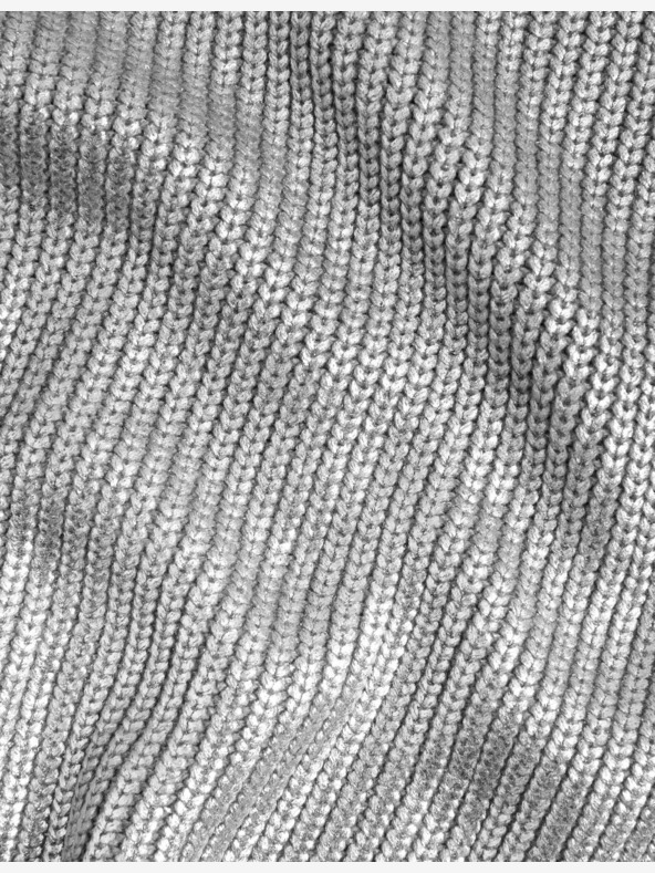 Marks & Spencer Marks & Spencer srebrni rebrasti metalik džemper s okruglim izrezom