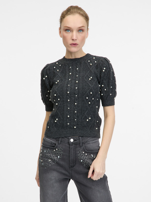 Orsay Tamno sivi ženski pulover ORSAY