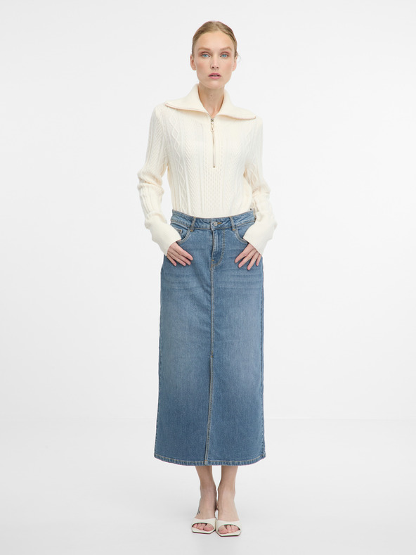 Orsay Plava ženska traper maxi suknja ORSAY