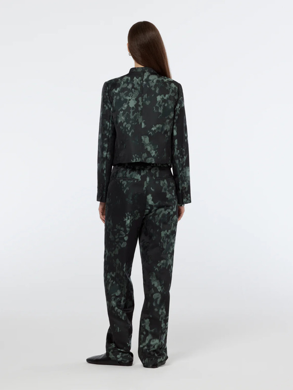 Scotch & Soda Scotch & Soda zeleni i crni ženski blejzer s uzorkom