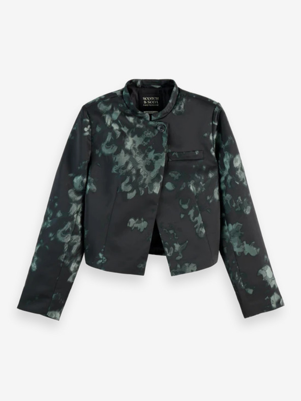 Scotch & Soda Scotch & Soda zeleni i crni ženski blejzer s uzorkom