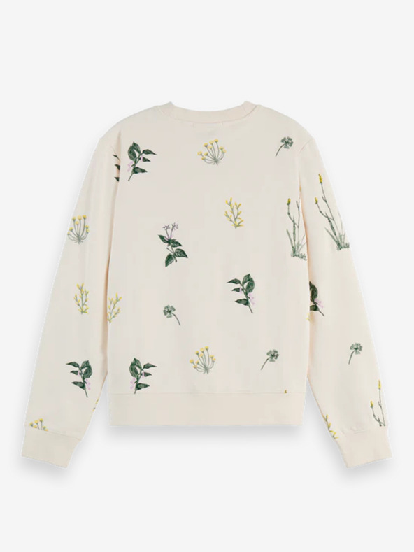 Scotch & Soda Scotch & Soda ženski krem ​​sweatshirt