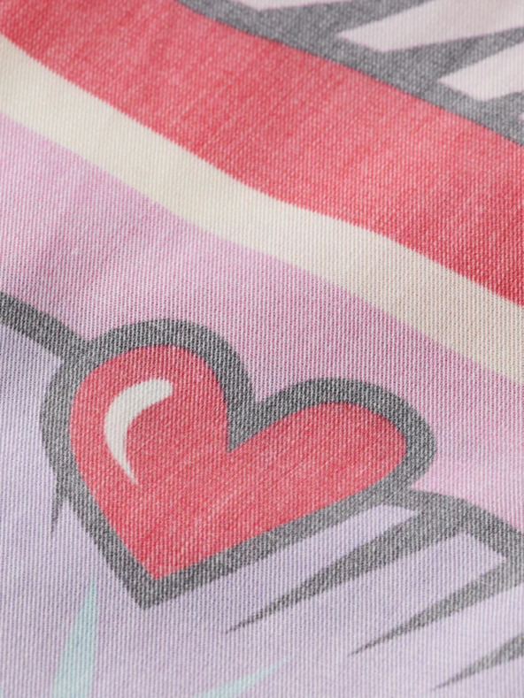 Scotch & Soda Scotch & Soda rozo-crvene ženske kratke hlače s uzorkom