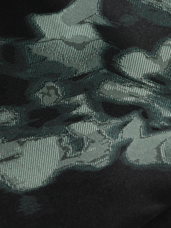 Scotch & Soda Scotch & Soda zelene i crne ženske hlače s uzorkom