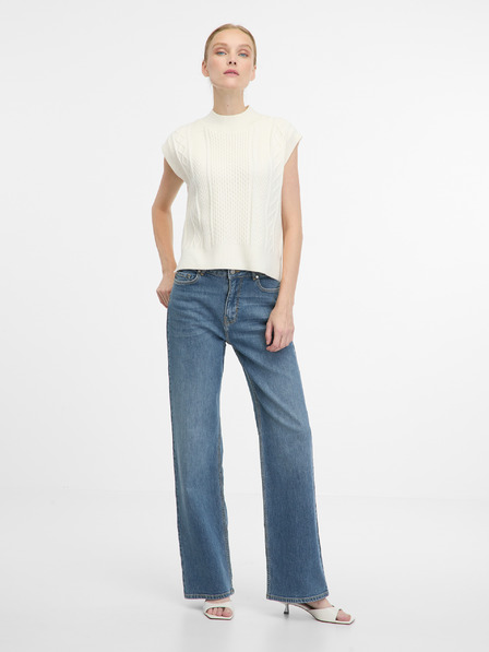 Orsay Plave ženske široke traperice ORSAY