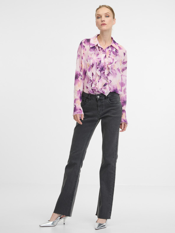 Orsay Crne ženske bootcut traperice ORSAY