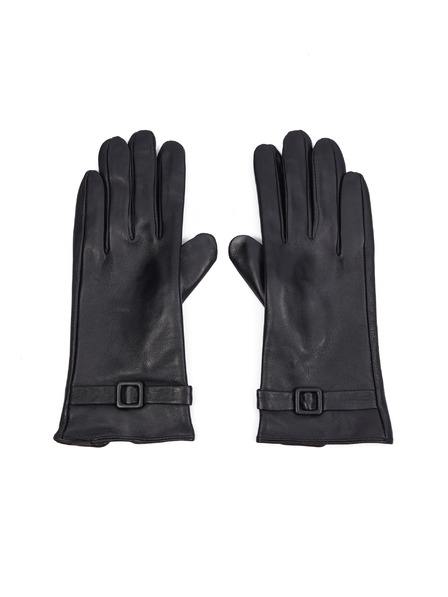 Orsay Crne ženske kožne rukavice ORSAY