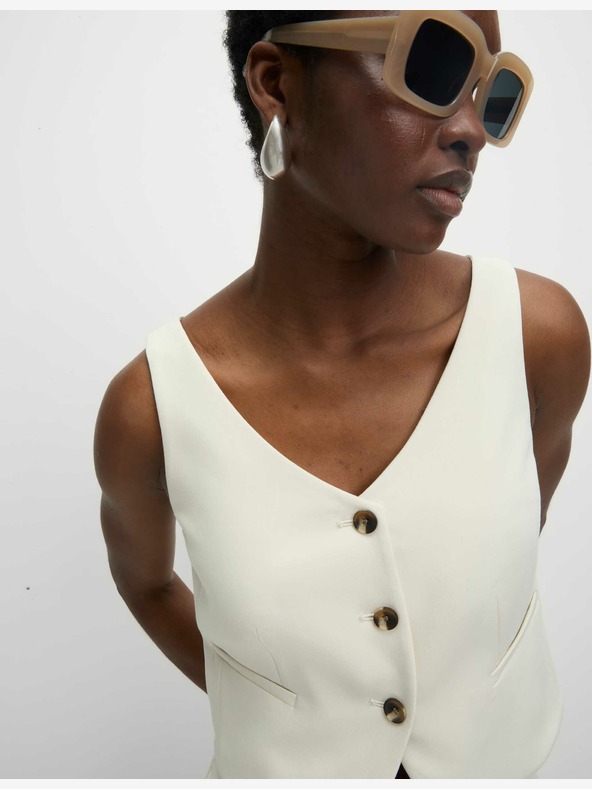 Marks & Spencer Marks & Spencer blago pripijeni prsluk u krem ​​boji