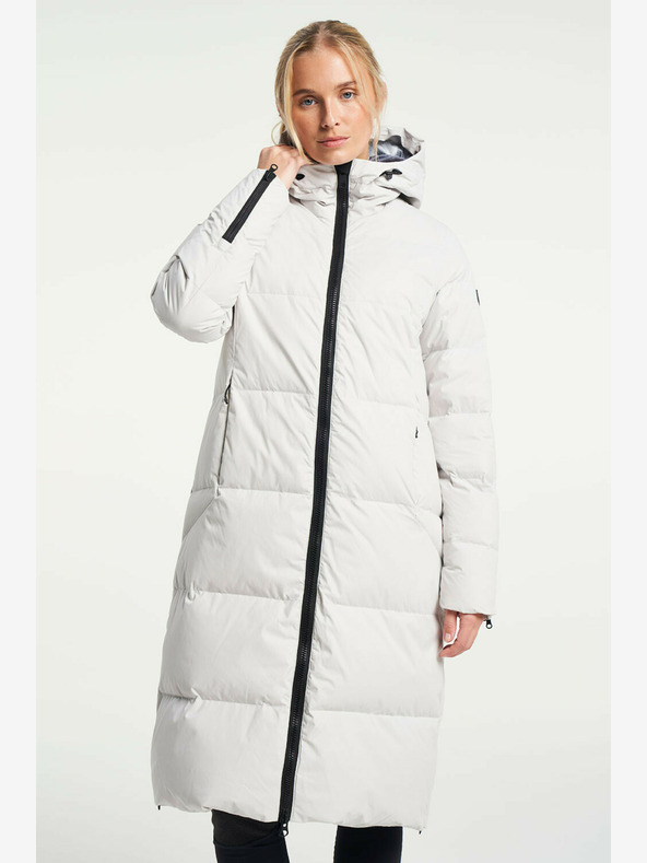 Tenson ženski zimski lifestyle kaput TENSON Shanna Down Coat W svijetlo siva