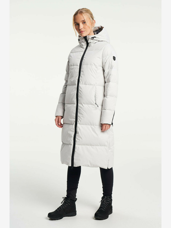 Tenson ženski zimski lifestyle kaput TENSON Shanna Down Coat W svijetlo siva