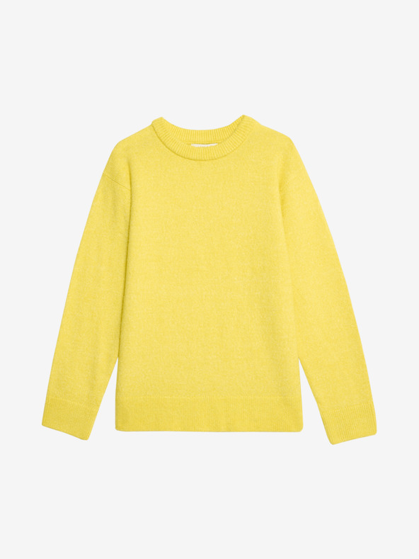 Marks & Spencer Marks & Spencer žuti džemper od vune alpake široke teksture