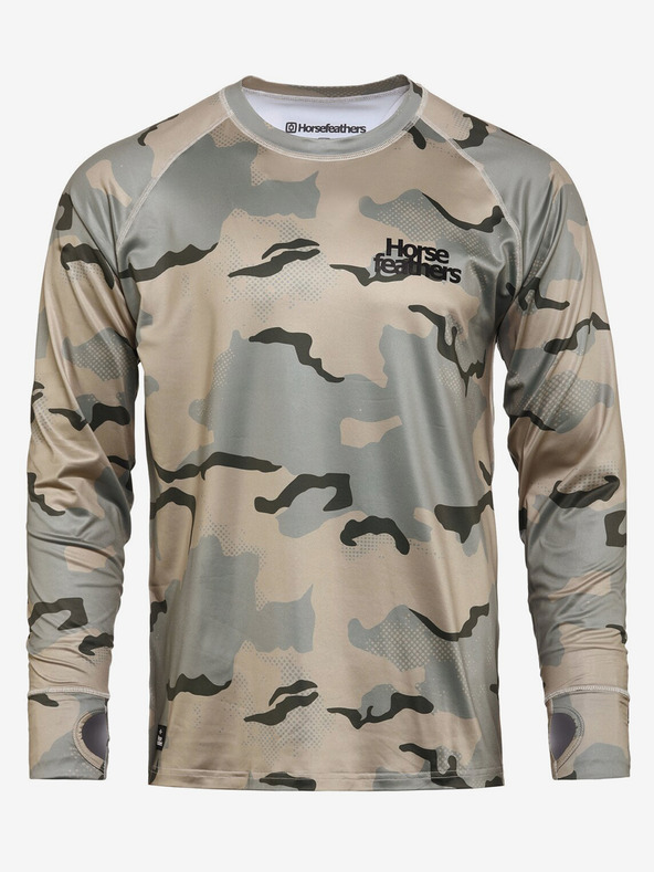 Horsefeathers Termo majica Riley - desert camo veličina L HORSEFEATHERS