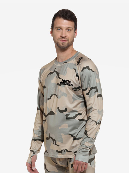 Horsefeathers Termo majica Riley - desert camo veličina L HORSEFEATHERS